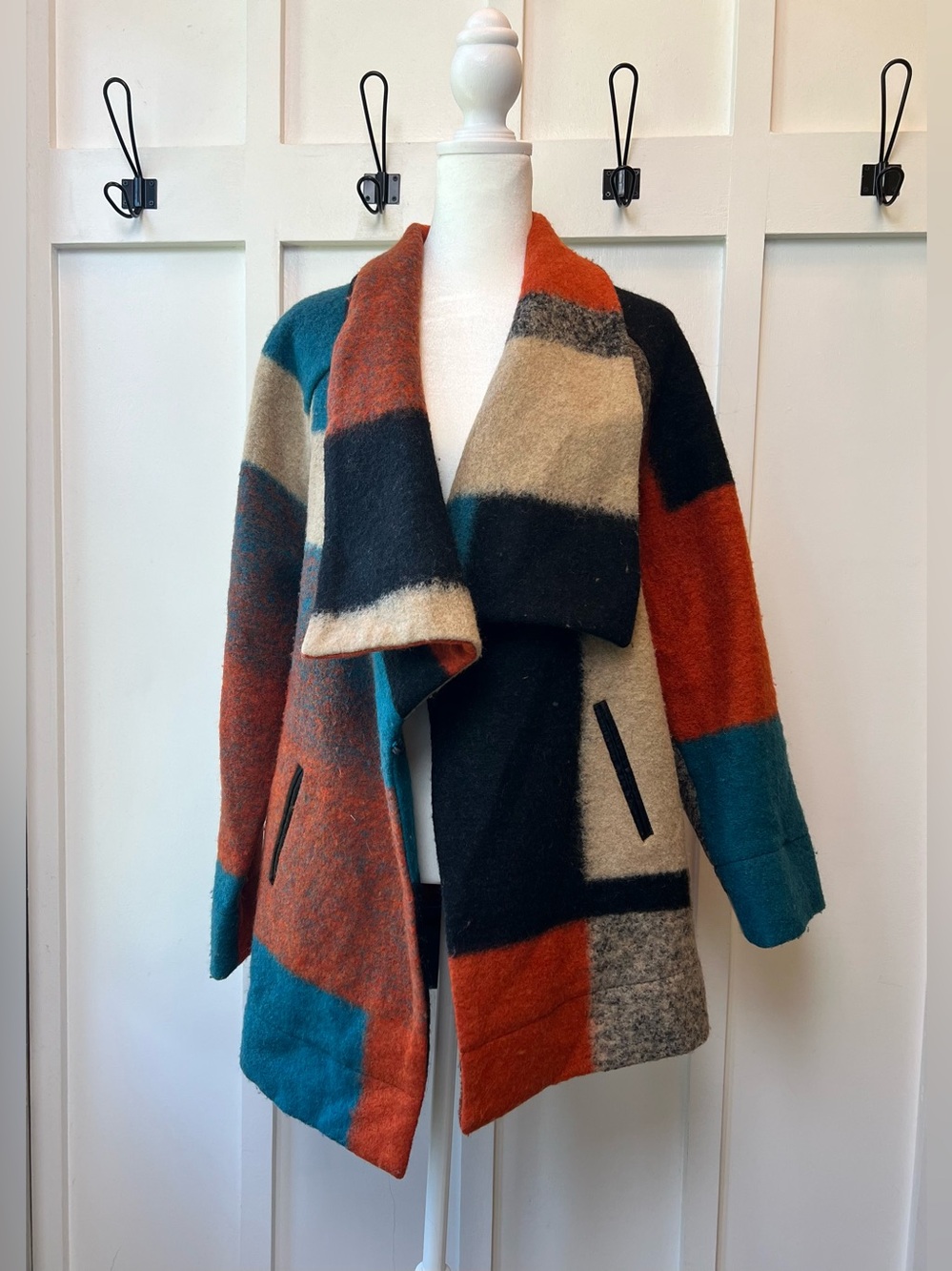 Anthropologie Luii Womens Medium Southwestern Fall Cardigan Jacket Autumnal Warm